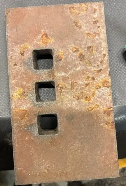 Bryteplate til senter på Tokvam 175×12×100 