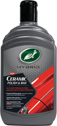Turtle Wax Ceramic Polish &amp; Wax 500 ml. Polish og keramisk lakkforsegling, 500ml