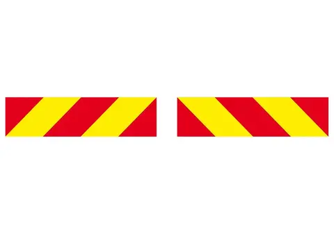 Refleks 565 x 130 x 1.0mm Aluminium E merket og godkjent, pris for 2 stk