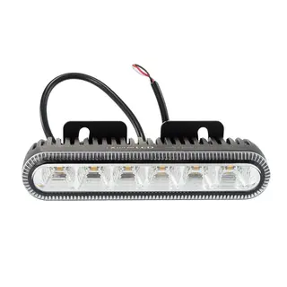 Kraftig varselblinker med brakett 6 LED E-merket og R65 godkjent