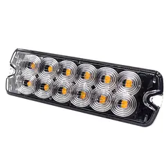 Varsellys Lumary Super Slim Blitz 12 12 LED, 24W, 12 og 24V, 19 blinkm&#248;nster