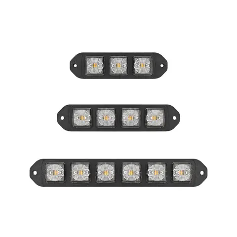 Lumary Elastisk Varsellys Blitz 12 og 24V, 19 blinkmønster