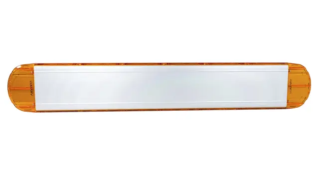 Varsellysbjelke LUMARY Guardian 106cm Silver line med oransje glass