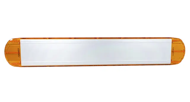 Varsellysbjelke LUMARY Guardian 106cm Silver line med oransje glass