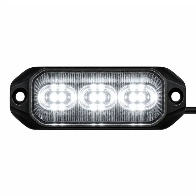 LUMARY Dark 3LED varsellys med hvitt lys LED Sotet med hvit lysfarge 