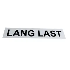 Lang last tekstplate 190x980mm til Lumary lysskilt