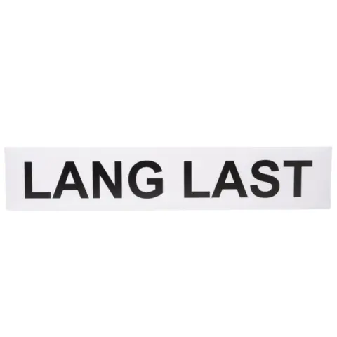 Lang last tekstplate 190x980mm til Lumary lysskilt