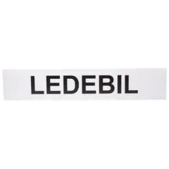 Ledebil tekstplate 980x190mm til Lumary lysskilt