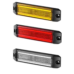 Lumary markeringslys med refleks Gult, r&#248;dt og hvitt