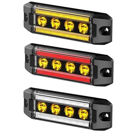 Lumary markeringslys og varsellys Gult, rødt og hvitt