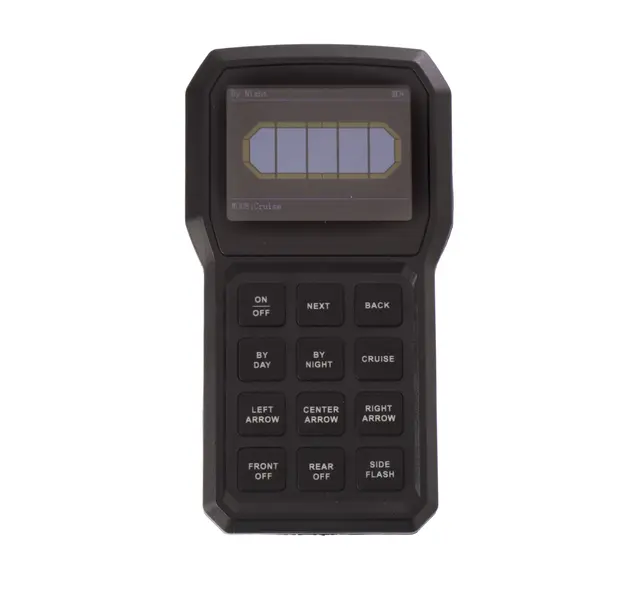 Lumary Pulse 120 Varsellysbjelke Sotet glass, Lengde 1200mm 