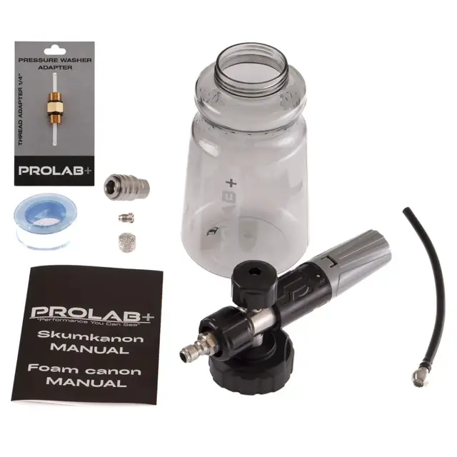 Prolab+ Premium foam cannon Skumkanon i rustfritt stål 