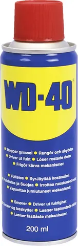 WD-40 Multispray 200ml L&#248;sningen for Over 2000 Oppgaver