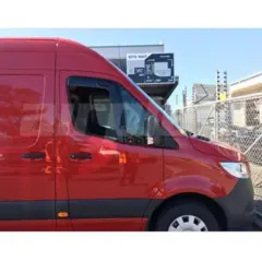 Dark Smoke vindavvisere – for fordører Mercedes Sprinter W907 2018+