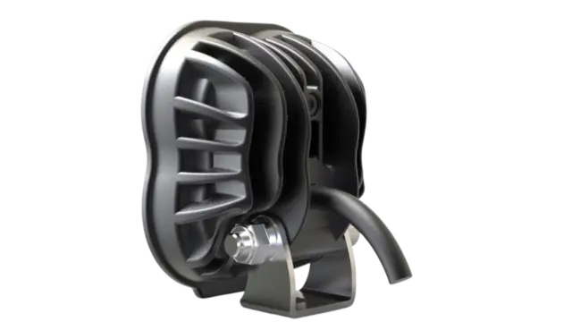 LUXU Work 20 arbeidslys med sort front Liten kompkt med 4  LED som yter 20 watt 