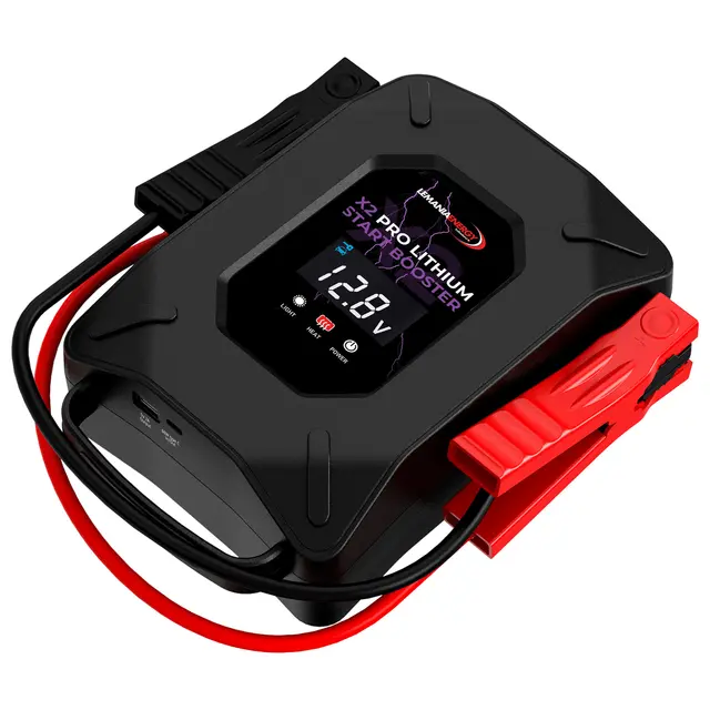 X2 Litihium start booster 12 volt Leverer opptil 4300A 