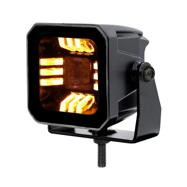 Luxu Core 30 arbeidslys | Driving Beam Arbeidslys med rødt/amber posisjonslys 