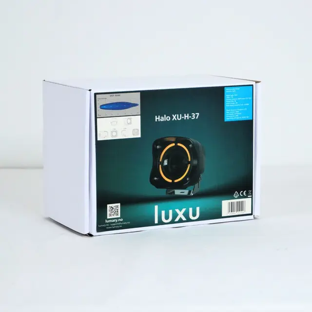 Luxu Halo Solo 37 med posisjonslysring Blått, orange eller hvitt posisjonslys 