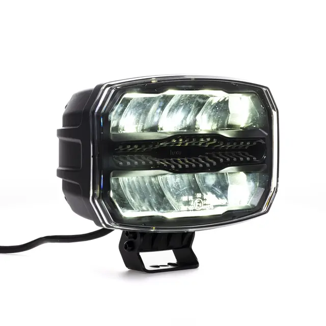 Luxu Vibe 105 ovalt ekstralys 9" LED 1 Lux gir 350m, 105 W, 6500k 