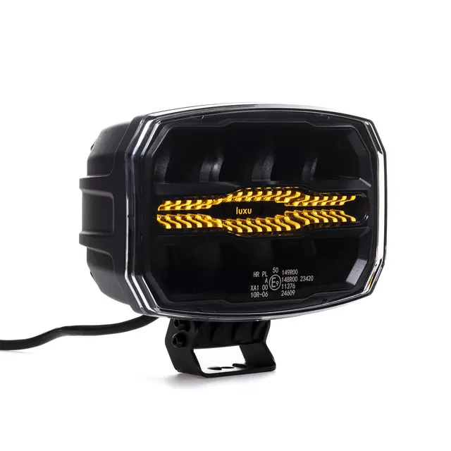 Luxu Vibe 105 ovalt ekstralys 9" LED 1 Lux gir 350m, 105 W, 6500k 