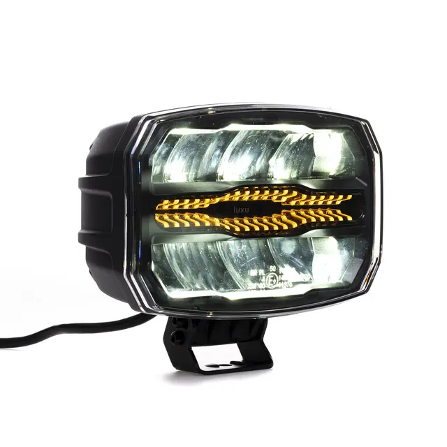Luxu Vibe 105 ovalt ekstralys 9" LED 1 Lux gir 350m, 105 W, 6500k 