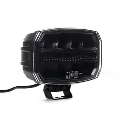 Luxu Vibe 105 ovalt ekstralys 9&quot; LED 1 Lux gir 350m, 105 W, 6500k