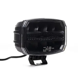 Luxu Vibe 105 ovalt ekstralys 9&quot; LED 1 Lux gir 350m, 105 W, 6500k