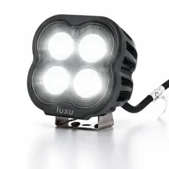 LUXU Work 20 arbeidslys med sort front Liten kompkt med 4  LED som yter 20 watt