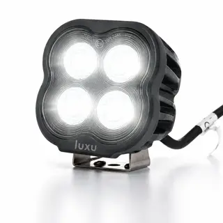 LUXU Work 20 arbeidslys med sort front Liten kompkt med 4  LED som yter 20 watt