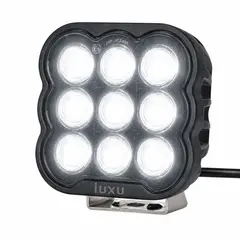 LUXU Work 45 arbeidslys med sort front Liten kompkt med 9 LED som yter 45 watt