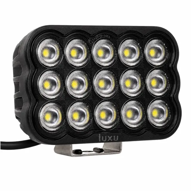 LUXU Work 75 arbeidslys med sort front Liten kompkt med 15 LED som yter 75 watt 
