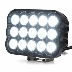 LUXU Work 75 arbeidslys med sort front Liten kompkt med 15 LED som yter 75 watt
