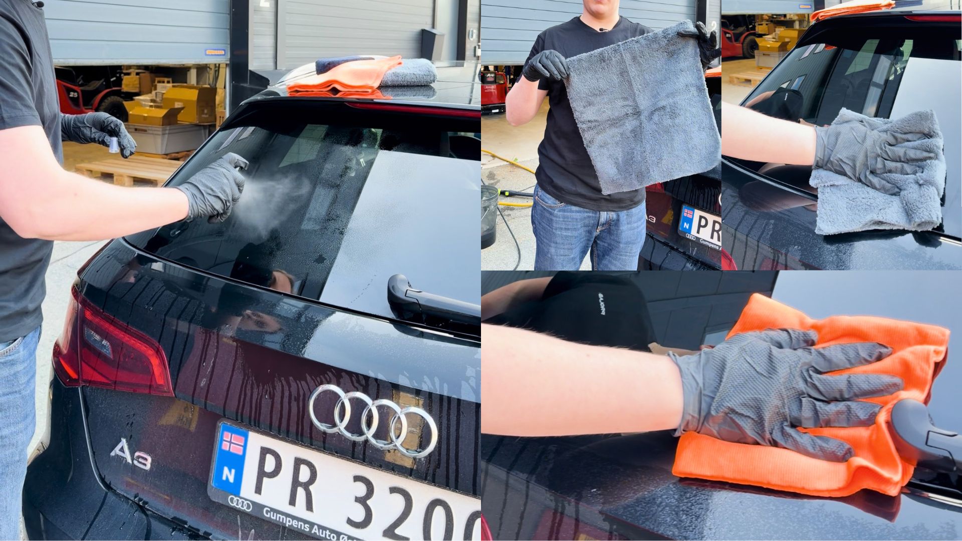 Slik påfører du Prolab+ Glass Coating.