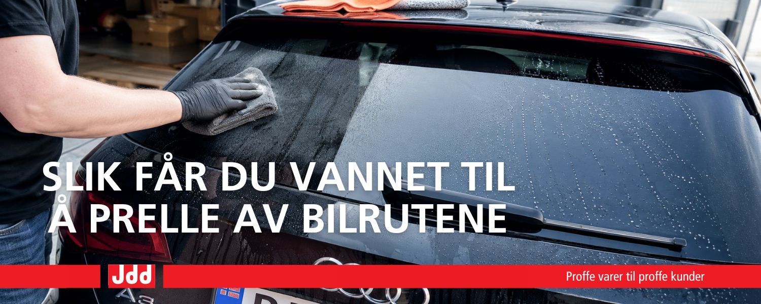 Artikkel: Slik får du vannet til å prelle av bilrutene