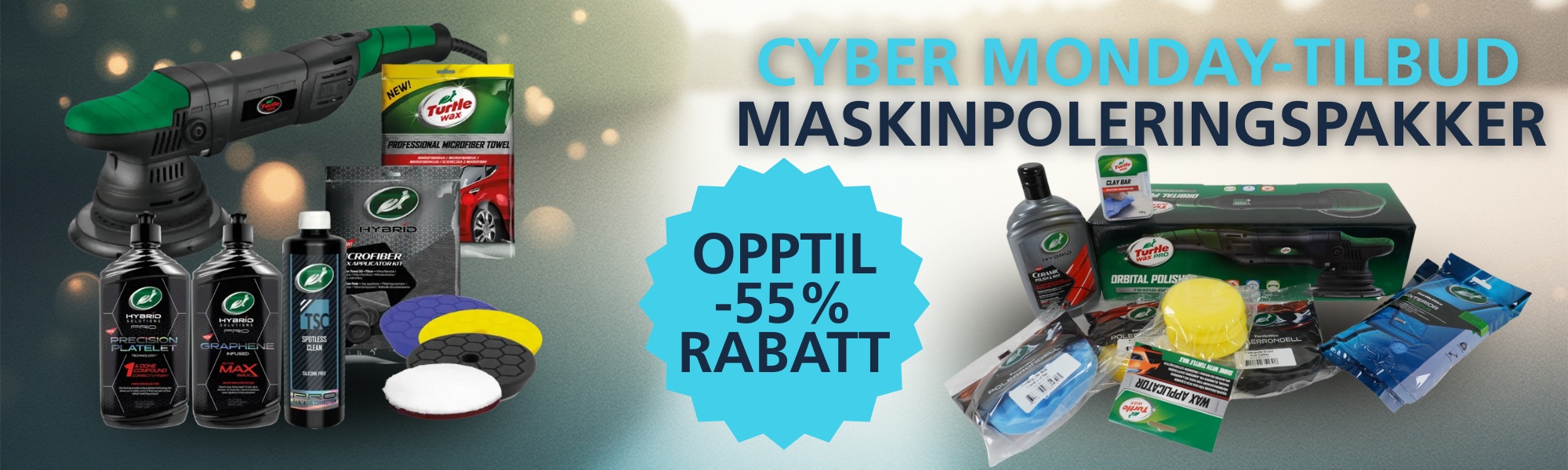 Maskinpoleringspakke-tilbud