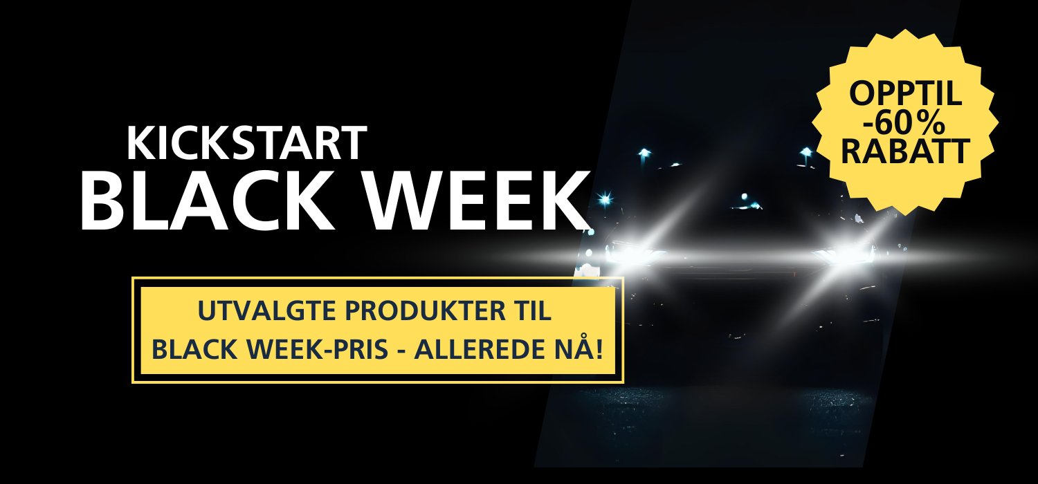 Black Week 2025 - opptil 60% rabatt!