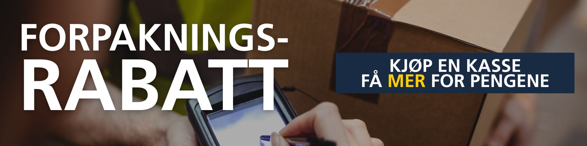forpakningsrabatt