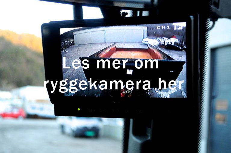 Ryggekamera på traktor