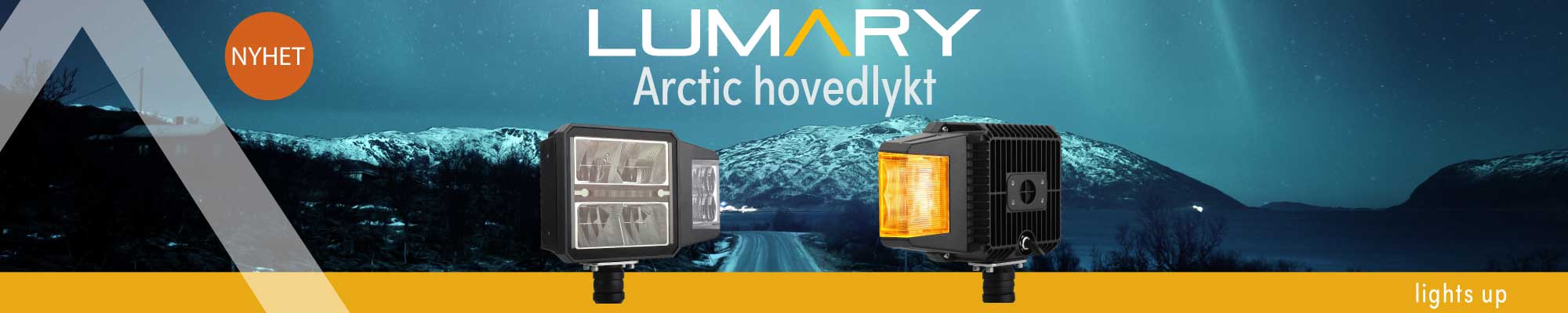 Lumary Arctic hovedlykt med varme
