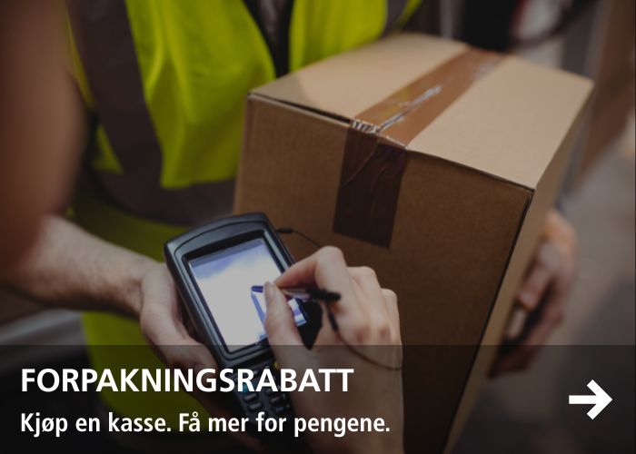 Forpakningsrabatt knapp