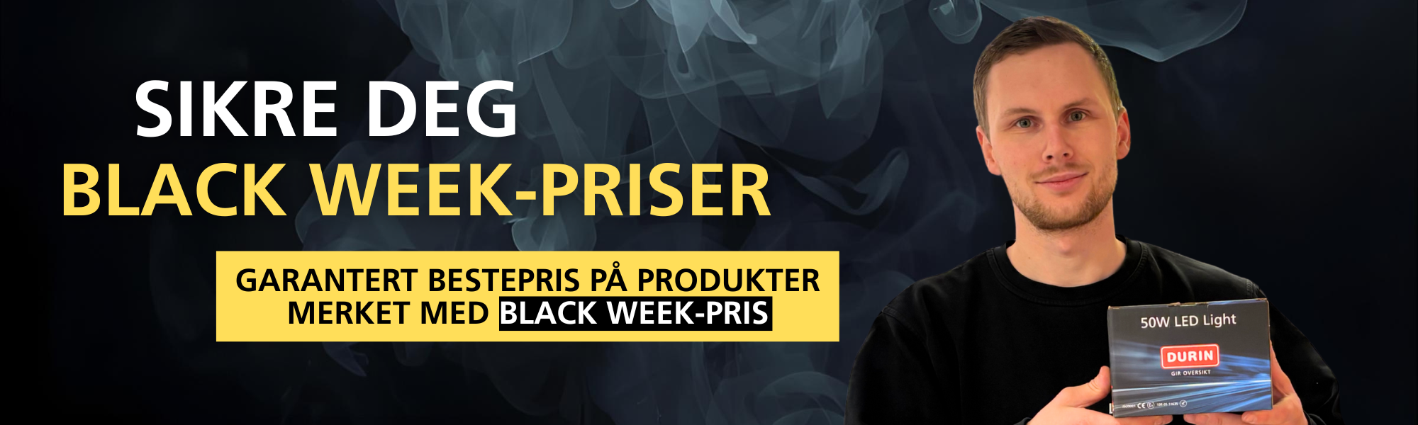 Fabrikattilpasset arbeidslys til traktor