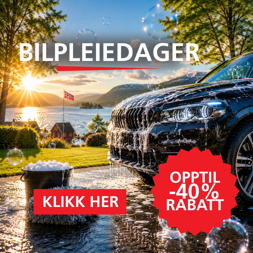 Kampanje bilpleiedager opptil -40% rabatt