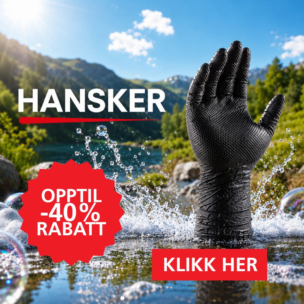 Hansker på tilbud opptil -40%