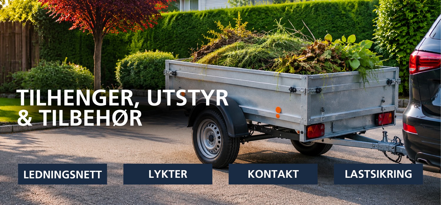 Tilhenger, utstyr og tilbehør kampanje