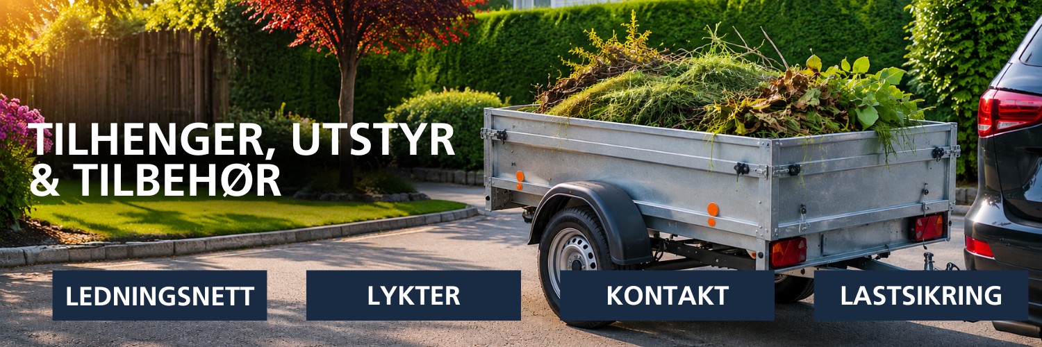 Tilhenger, utstyr og tilbehør kampanje