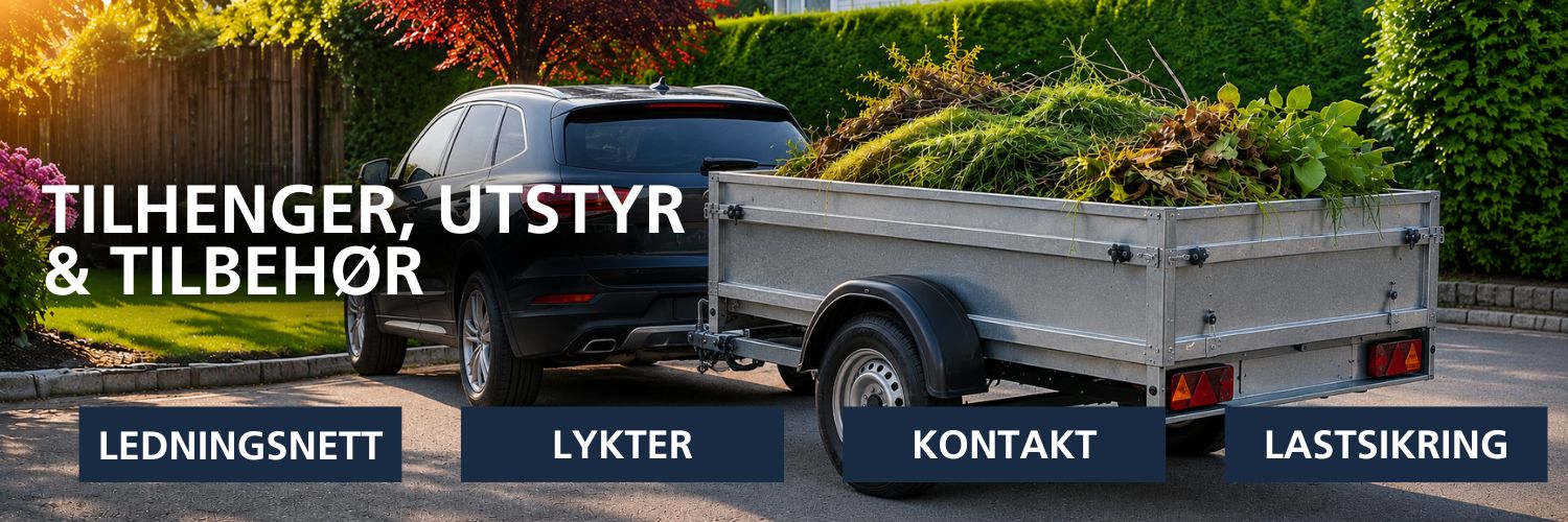 Tilhenger, utstyr og tilbehør kampanje
