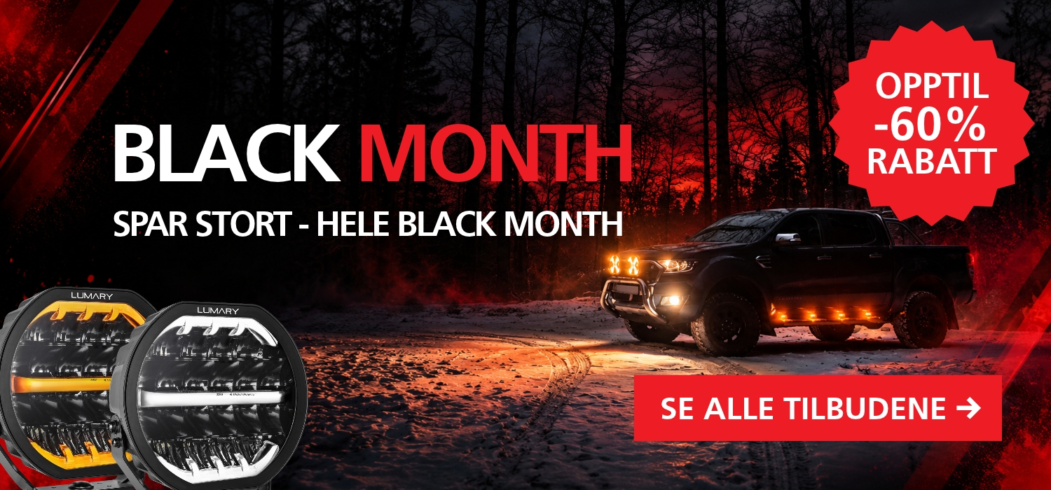 Black Month - Opptil -60% rabatt