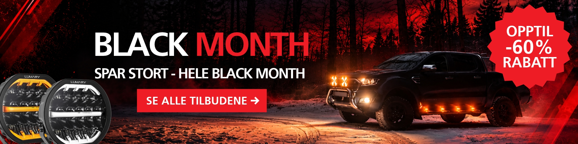 Black Month - Opptil -60% rabatt