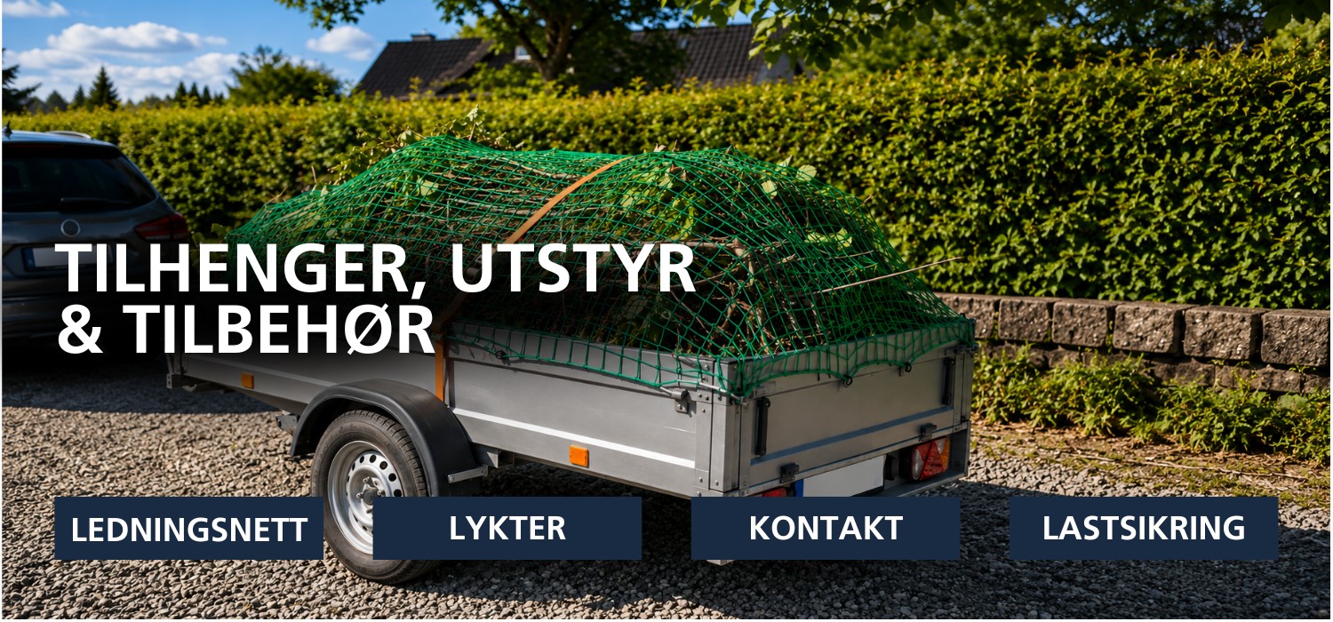 Tilhenger, utstyr og tilbehør kampanje