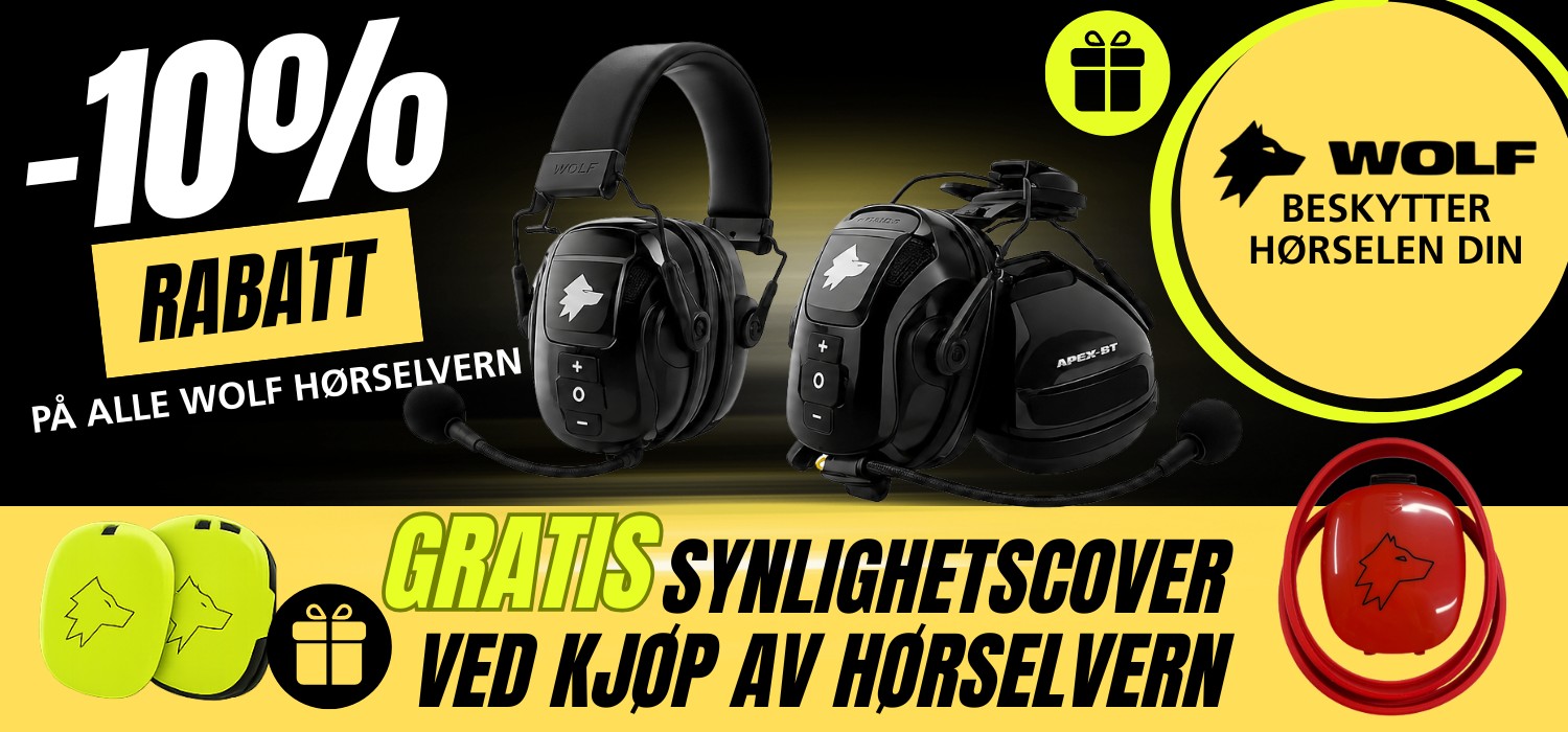 Wolf helmet hørselvern tilbud